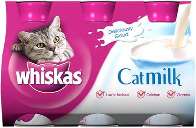 WHISKAS Kitten Cat Milk Bottle 3 x 200ml